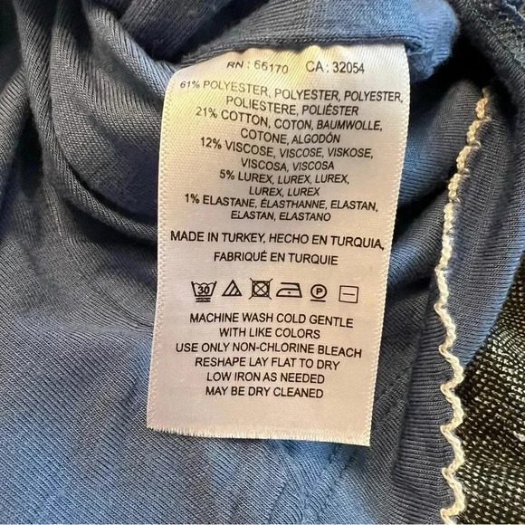 Maeve Anthropologie Emmy Textured Pencil Skirt Women’s S -Blue Geometric Motif - Picture 9 of 13